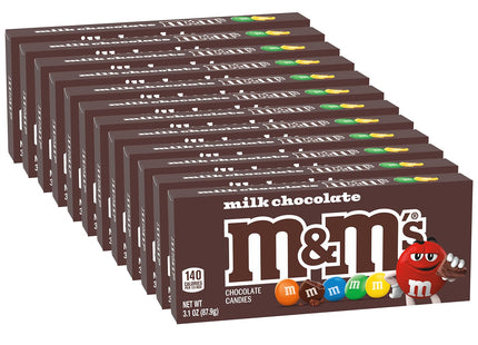M & M'S 3.10oZ THEATER BOX MILK CHOCOLATE 12COUNT