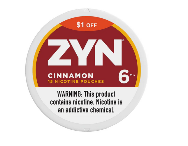 ZYN NICOTINE POUCHES 6MG -  5ROLLS $1 OFF