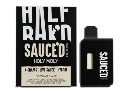 HALF BAK'D 4G LIVE SAUCE'D DISPOSABLE  5PACK
