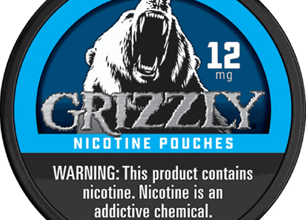 GRIZZLY NICOTINE POUCHES 12MG  5ROLLS