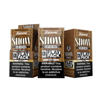 SHOW BLUNT WRAP NATURAL 25/3CT
