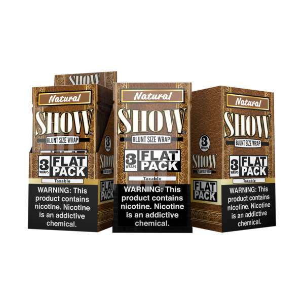 SHOW BLUNT WRAP NATURAL 25/3CT