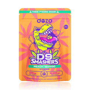 DOZO D9 SMASHERS GUMMIES 10000MG POUCH 5 PACK