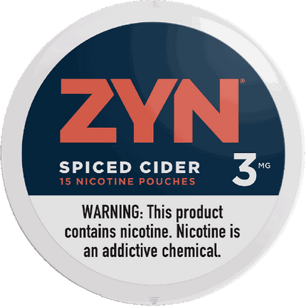 ZYN NICOTINE POUCHES 3MG - SPICED CIDER 5ROLLS