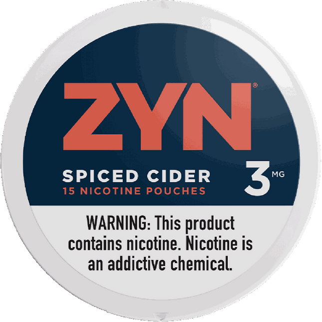 ZYN NICOTINE POUCHES 3MG - SPICED CIDER 5ROLLS