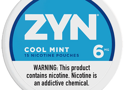 ZYN NICOTINE POUCHES 6MG -  5ROLLS