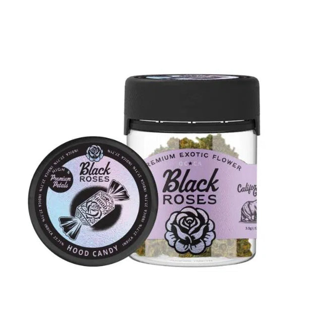 BLACK ROSES PREMIUM EXOTIC THCA FLOWER 3.5G HOOD CANDY