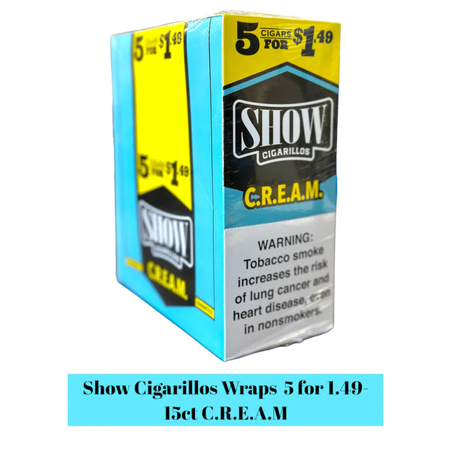 SHOW 5/$1.49 CREAM 15/5 CT
