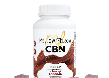 MELLOW FELLOW CBN 1500MG SLEEP GUMMIES CHERRY 30 COUNT