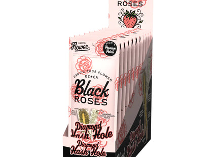 BLACK ROSES 2GRAM DIAMOND HASH HOLES PRE-ROLL  10PK