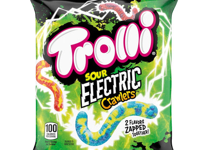 TROLLI 4.25oZ GUMMI CANDY SOUR ELECTRIC CRAWLERS 1COUNT