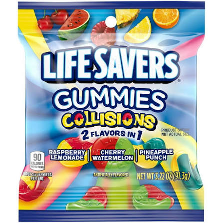 LIFESAVERS 3.22oZ GUMMIES COLLISIONS 1COUNT