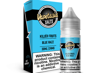 VAPETASIA-30ML/24MG- BLUE RAZZ