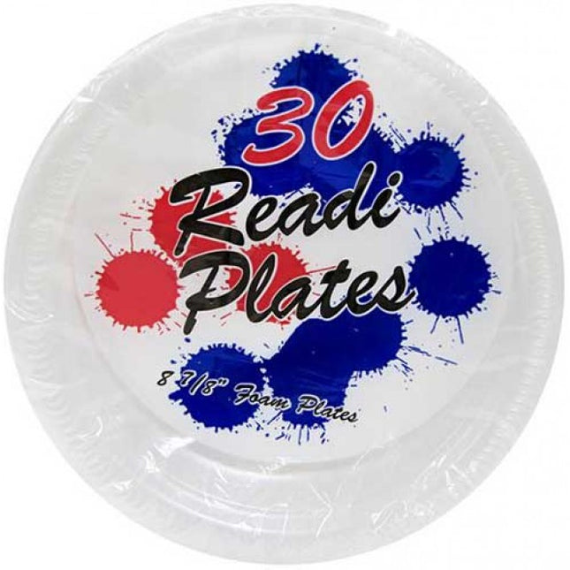 FOAM PLATES 30 CT - 8 7/8"