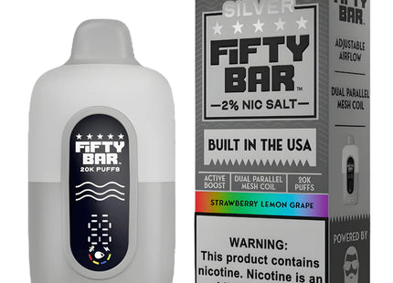 FIFTY BAR V2 NIXODINE + CBD 20K PUFFS DISPOSABLE 5PACK