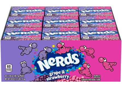 NERDS 1.65oZ CANDY GRAPE & STRAWBERRY 36COUNT