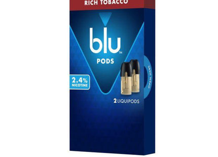 BLU PODS 2.4%NIC RICH TOBACCO
