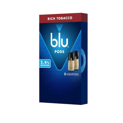 BLU PODS 2.4%NIC RICH TOBACCO