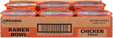 MARUCHAN RICE BOWL 3.76oZ CHICKEN FLAVOR 6COUNT