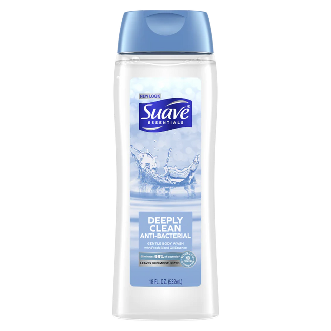 SUAVE BODY WASH 18OZ DEEPLY CLEAN ANTIBAC 1COUNT