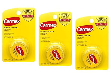 CARMEX JAR 0.25 PACK OF 3