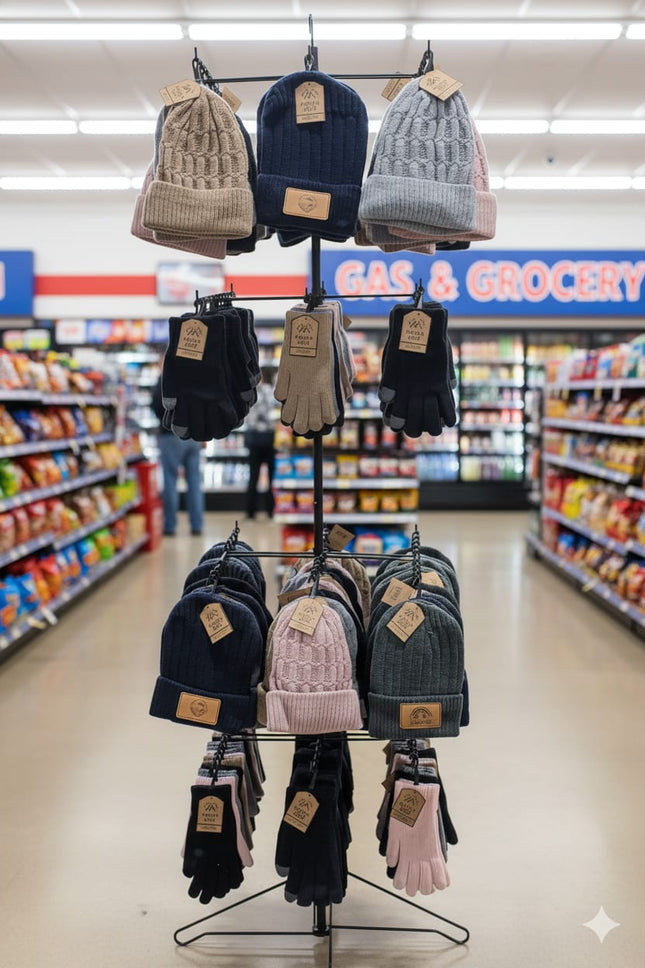 WINTER GEAR WINTER HAT AND GLOVE 144 PIECES