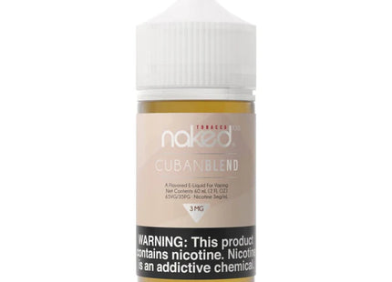NAKED 3MG E-LIQUID CUBAN BLEND 60ML