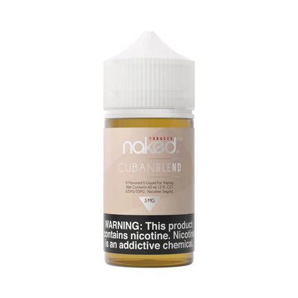 NAKED 3MG E-LIQUID CUBAN BLEND 60ML