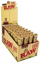 RAW ORGANIC 1 1/4 SIZE CONES 32 x 6PACK
