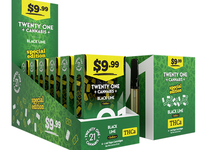 21 CANNABIS 1ML CARTRIDGE PRE-PRICED - $9.99 6PACK