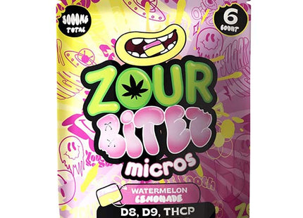 ZOUR BITEZ MICROS 500MG 6PK GUMMIES  30COUNT