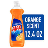 AJAX DISHWASH LIQUID ORANGE 12.4 OZ