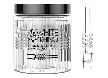 WHITE RHINO  14MM NECTAR REPLACE. TIP 30 CT