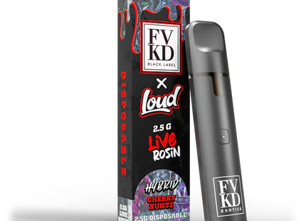 FVKD x LOUD 2.5G LIVE ROSIN DISPOSABLE 5PACK