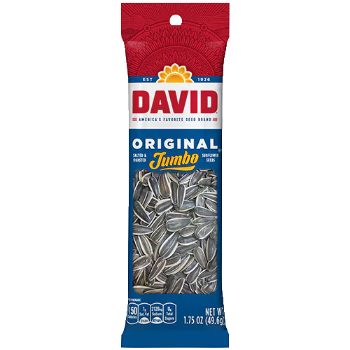 DAVID SUNFLOWER SEEDS 3.75OZ 1 COUNT