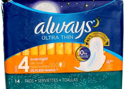 ALWAYS ULTRA THIN SIZE 4 NIGHT