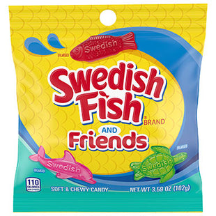 SWEDISH FISH 3.59oZ PACK CHEWY CANDY FRIENDS 1COUNT