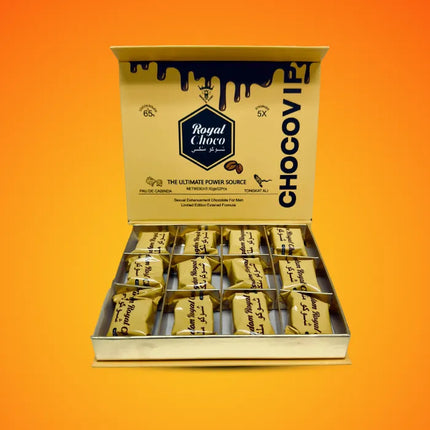 VIP ROYAL H CHOCOLATE TUBE 12CT