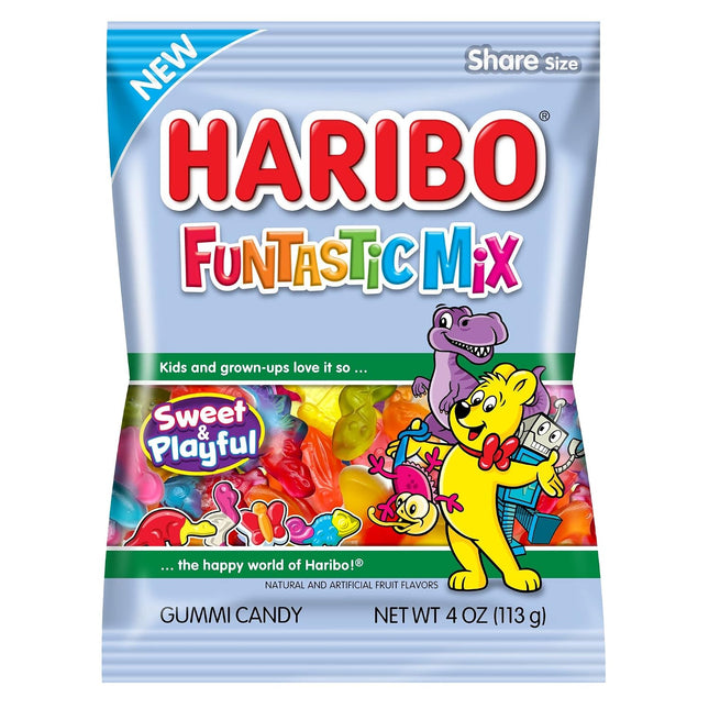 HARIBO 4oZ GUMMI CANDY FUNTASTIC MIX 1COUNT