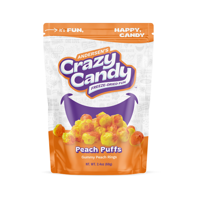 FREEZE DRIED CANDY PEACH RINGS