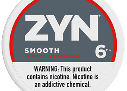 ZYN NICOTINE POUCHES 6MG -  5ROLLS $1 OFF