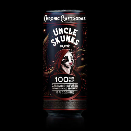 UNCLE SKUNKS 100MG CRAFT SODA 12 FL OZ - DR. PEPE`