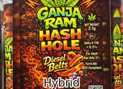 GANJA RAM 2.1G HASH HOLE PRE-ROLL 25 COUNT
