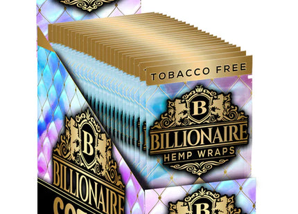 BILLIONAIRE 2PK HEMP WRAPS  25COUNT