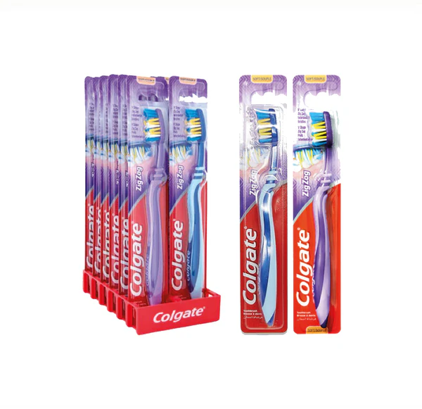 COLGATE TOOTHBRUSH ZIG ZAG 12 CT