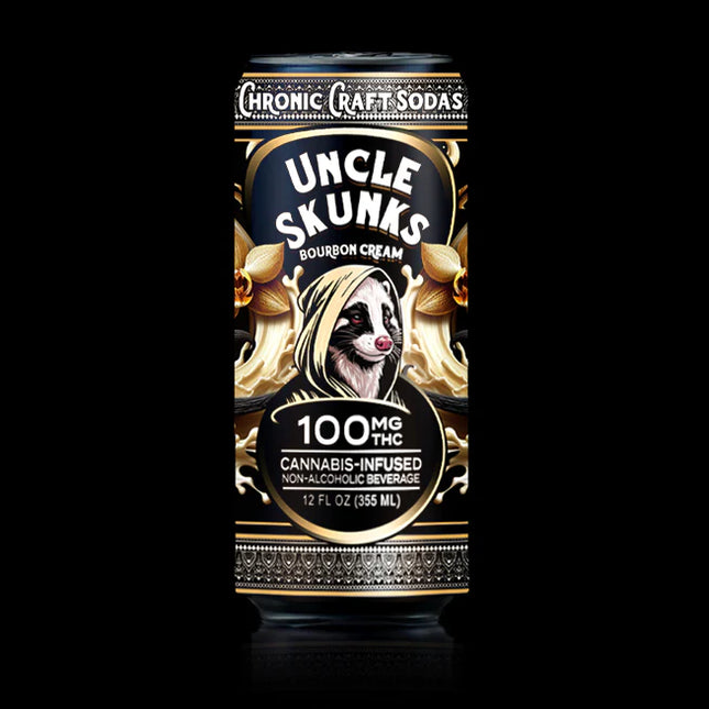 UNCLE SKUNKS 100MG CRAFT SODA 12 FL OZ  24COUNT