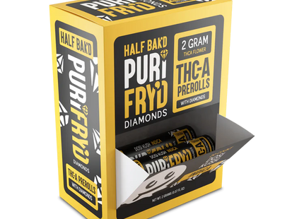 HALF BAK'D THC-A 2G PRE ROLL DIAMOND 20COUNT
