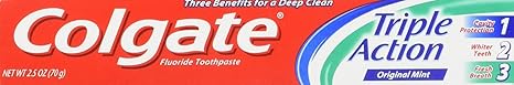 COLGATE TOOTHPASTE TRIPLE ACTION 2.5 OZ
