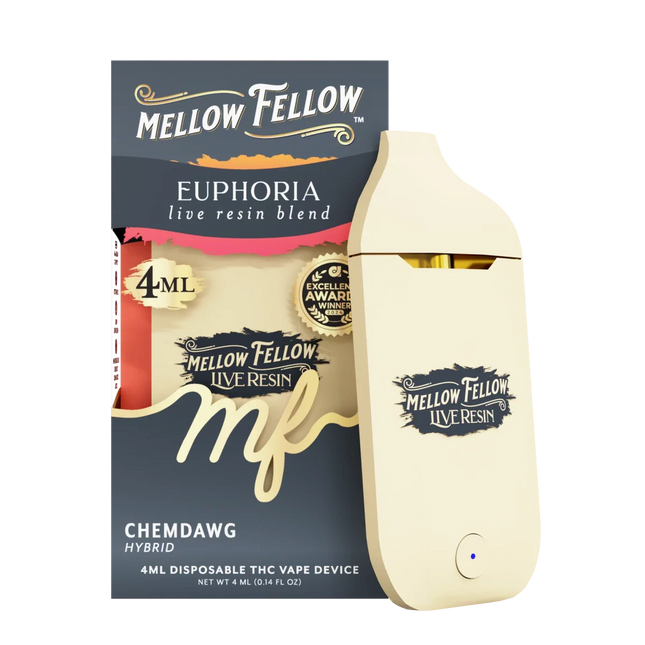 MELLOW FELLOW LIVE RESIN BLEND 4ML DISPOSABLE 6PACK