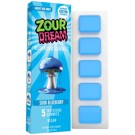 ZD GUMMIES SOUR BLUEBERRY 10CT